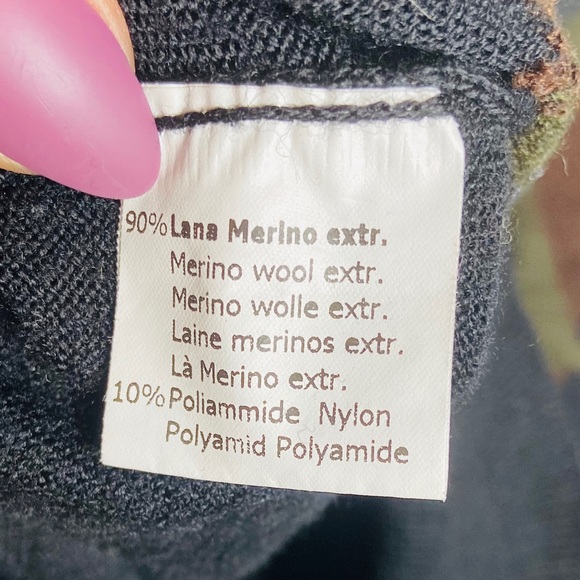 Dalmine Mens Sweater in Italian Merino Wool/ Med - Picture 4 of 5